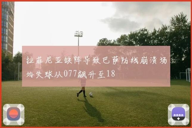 拉菲尼亚缺阵导致巴萨防线崩溃场均失球从077飙升至18